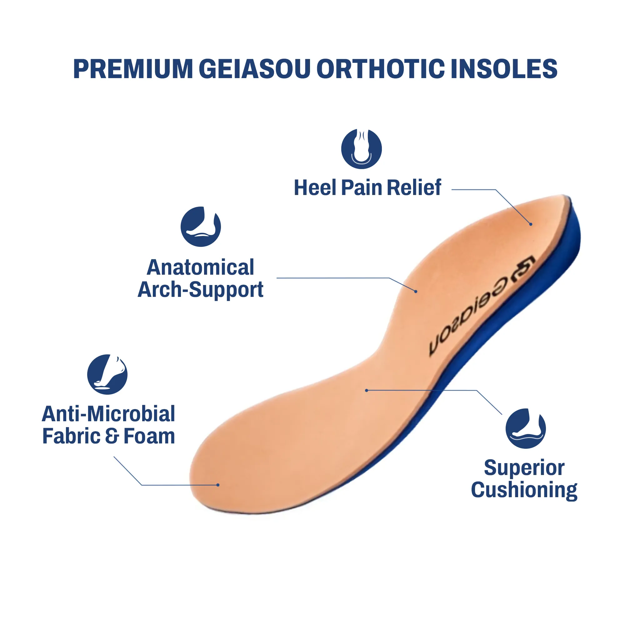 GRW Orthopedic Men Shoes Comfortable Non-slip Safety Work Shoes
