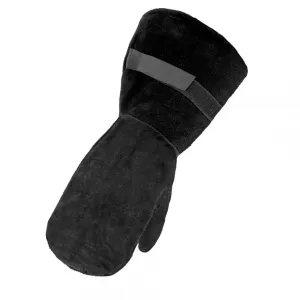 Horizon Pile Lined Cowsplit Leather Winter Gauntlet Mitts – Durable, Warm, Adjustable Strap, Abrasion Resistant, Ideal for Extreme Cold Weather