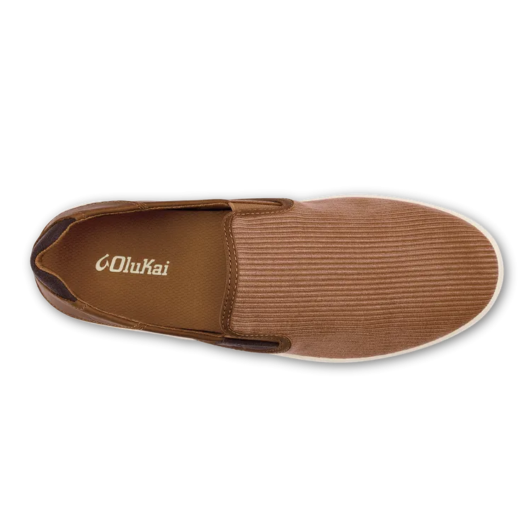 Men's Lae'ahi Kapa Shoe - Tan/Dark Wood