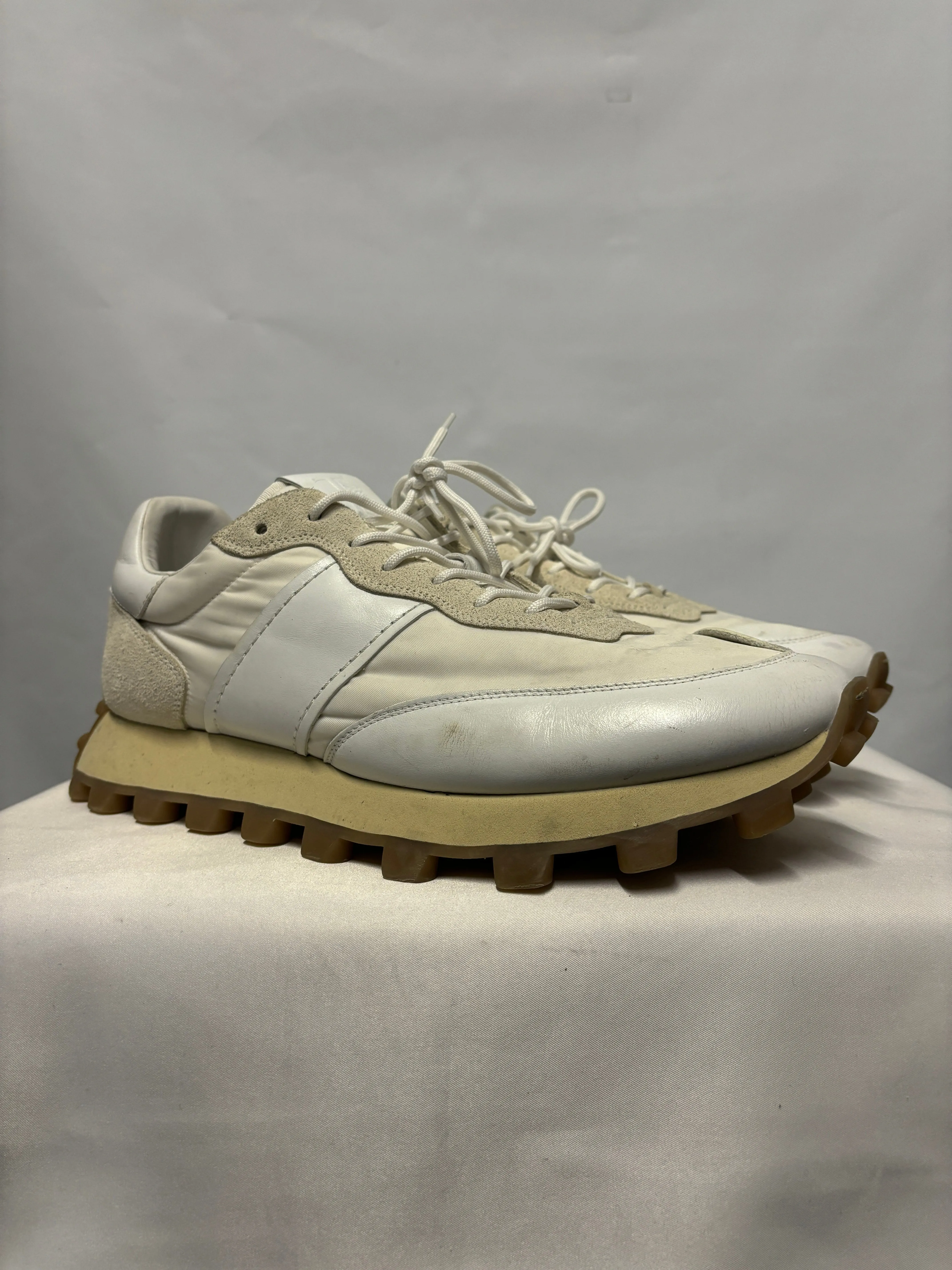 Tod's White T1 Patchwork Detail Sneakers 11