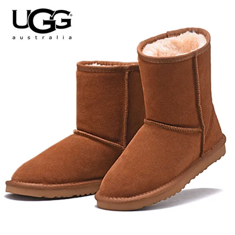 Women Boots Snow Shoes Winter Boots Women's Classic Short Sheepskin Snow Boot