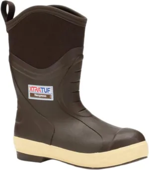 XTRATUF Elite Series 12" Neoprene Insulated Mens Fishing Boots, Chocolate & Tan , 10 , (22612)