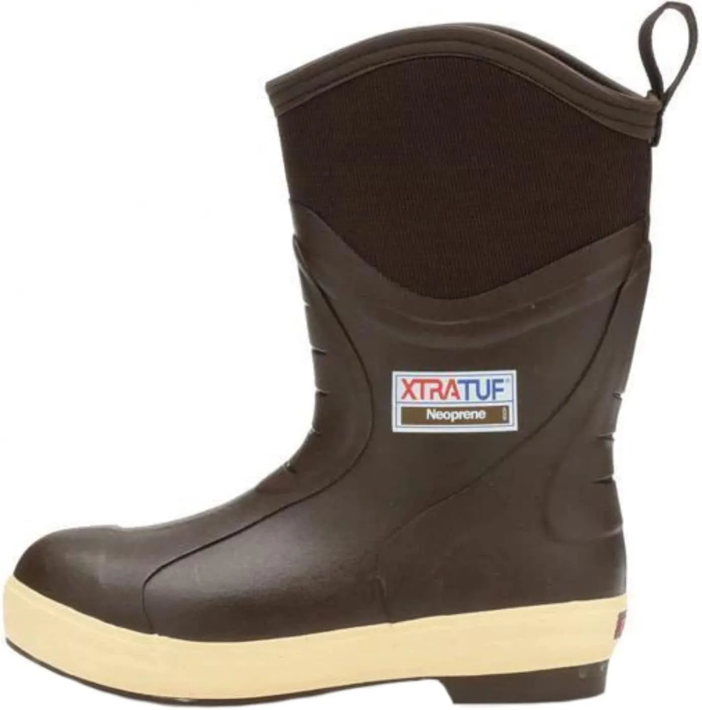 XTRATUF Elite Series 12" Neoprene Insulated Mens Fishing Boots, Chocolate & Tan , 10 , (22612)