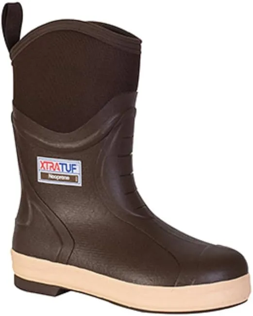 XTRATUF Elite Series 12" Neoprene Insulated Mens Fishing Boots, Chocolate & Tan , 10 , (22612)