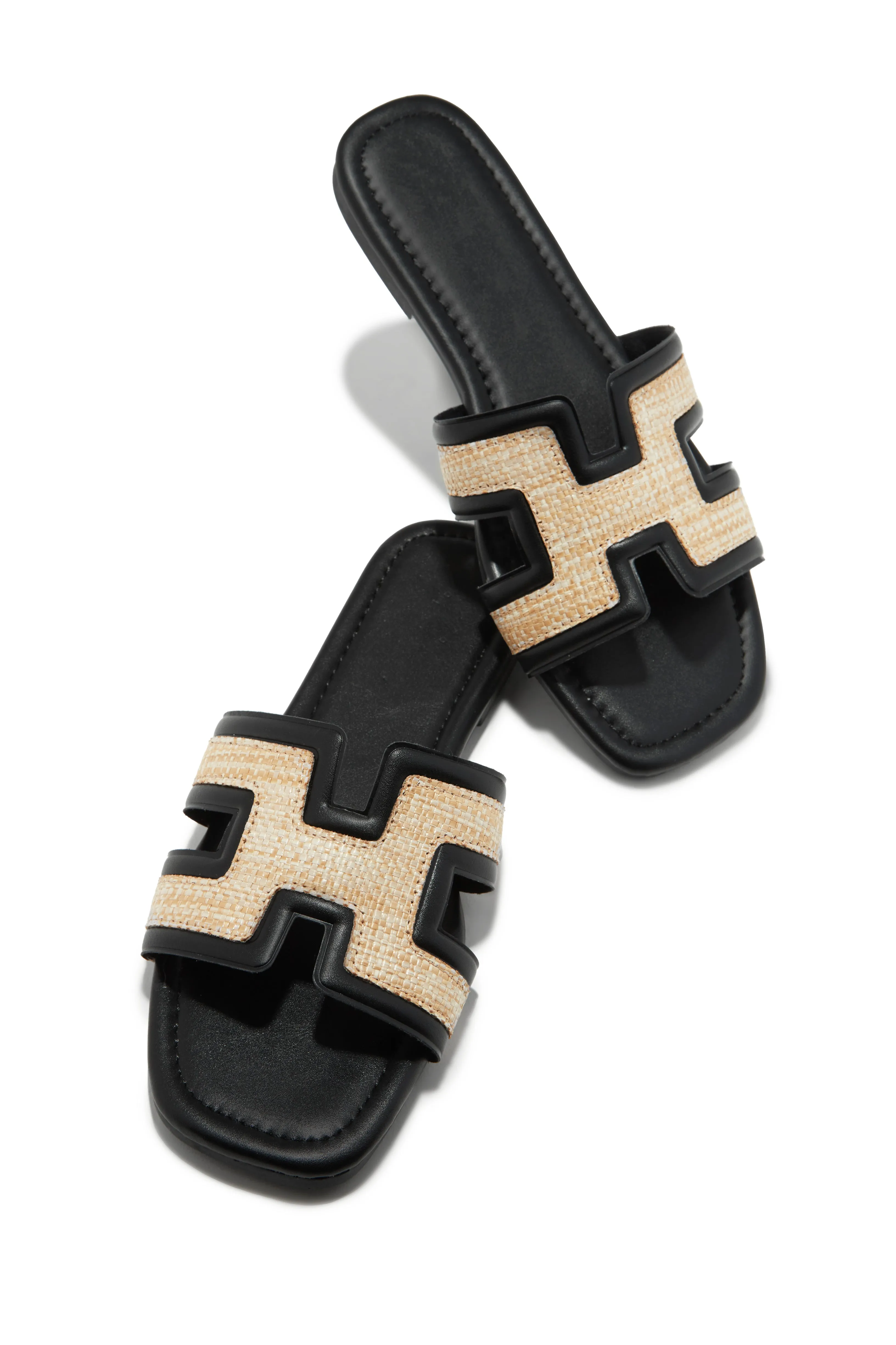 Yuliana Slip On Sandals - White
