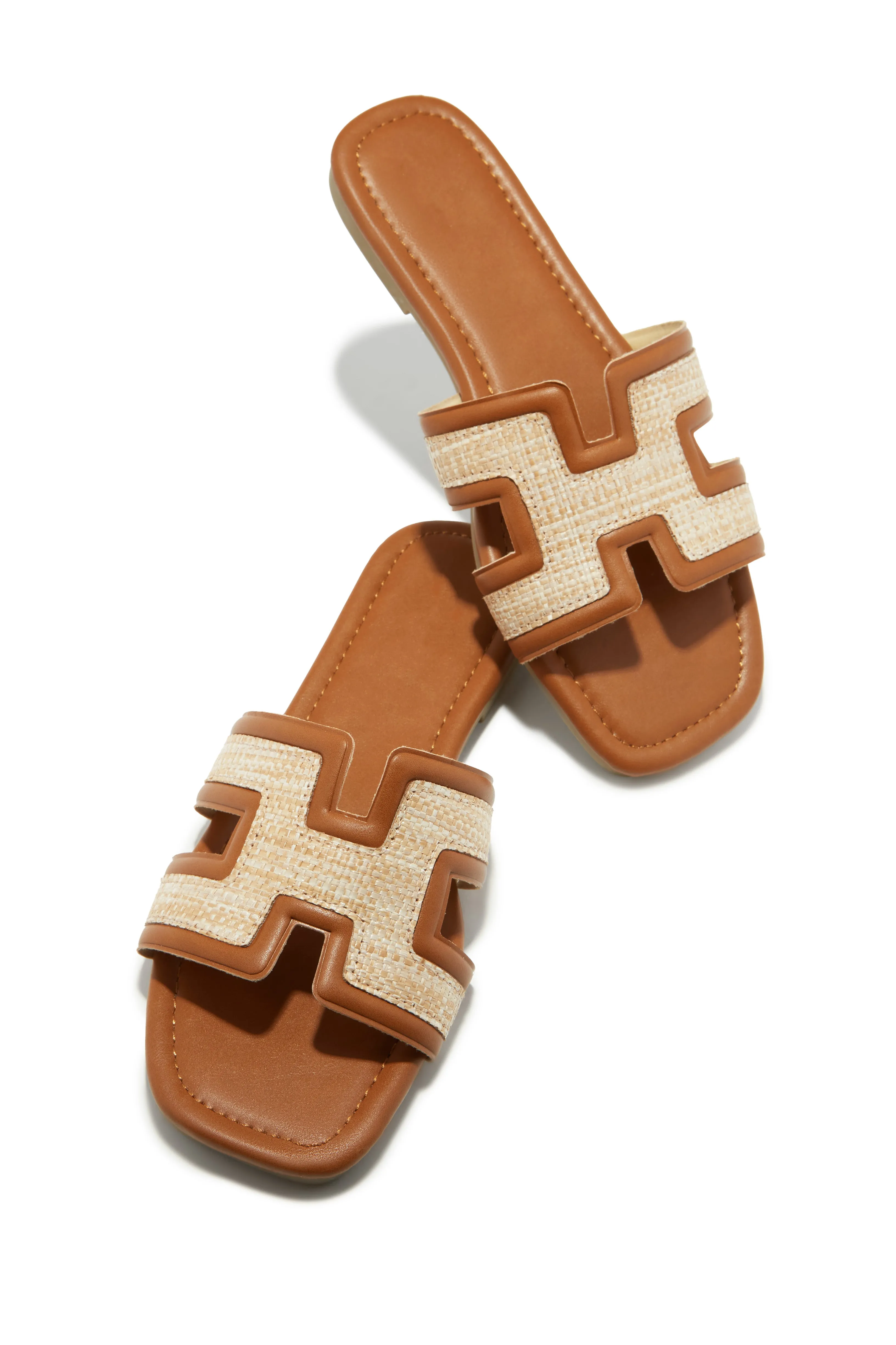 Yuliana Slip On Sandals - White